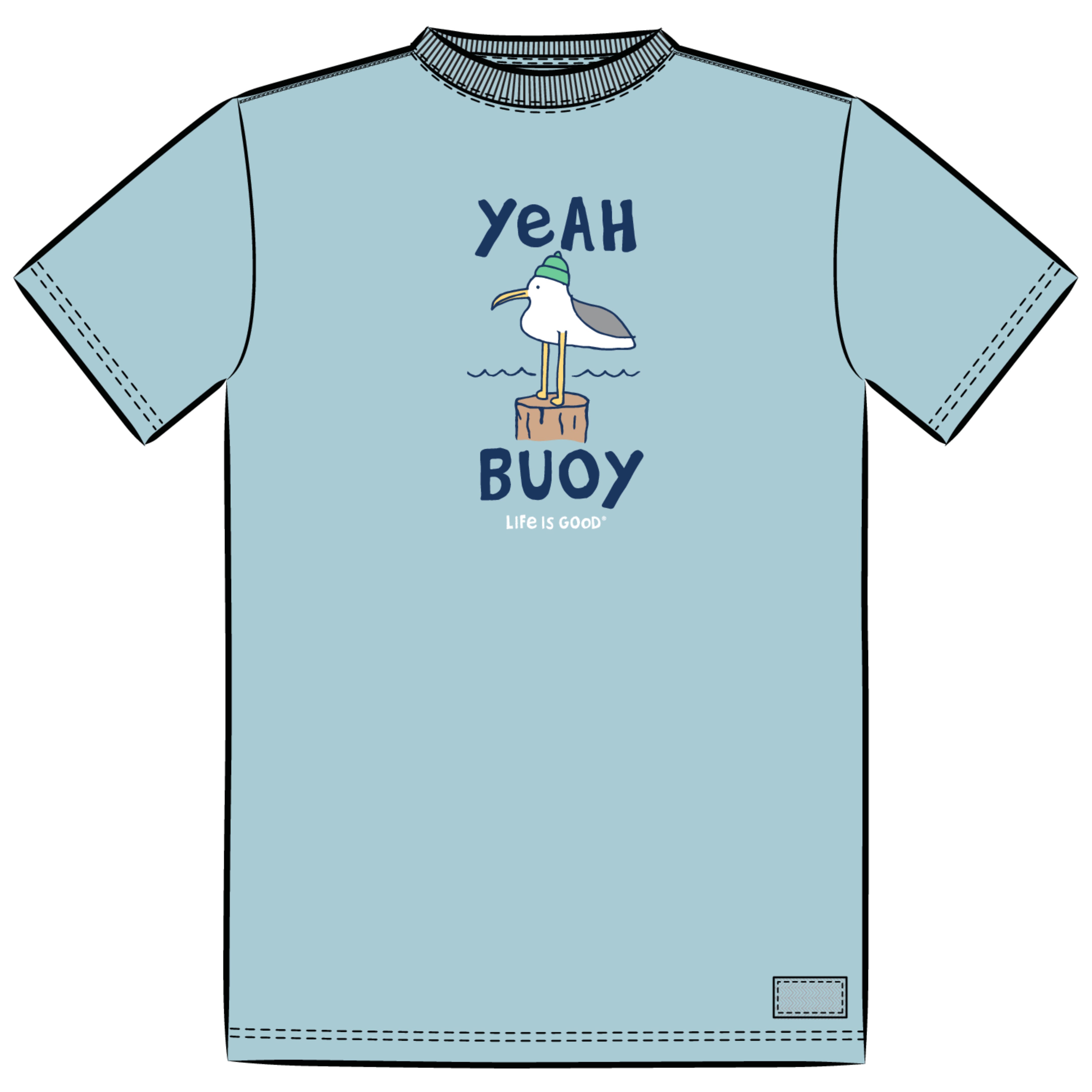 KIDS YEAH BUOY SEAGULL CRUSHER TEE ALL GOOD CAPE COD