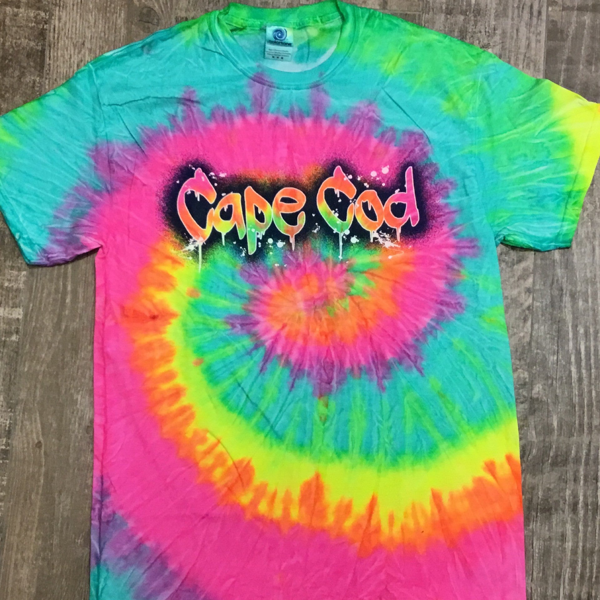 Cape Cod Salty Dog Saloon Comfort Colors Midnight Tee Shirt | ALL