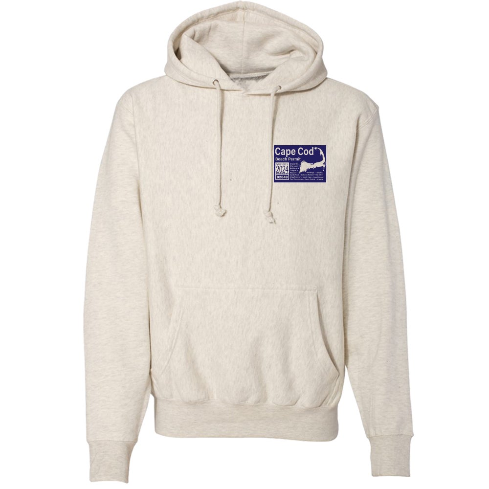 Cape Cod Beach Permit Heavyweight Hoodie | Chatham Crew