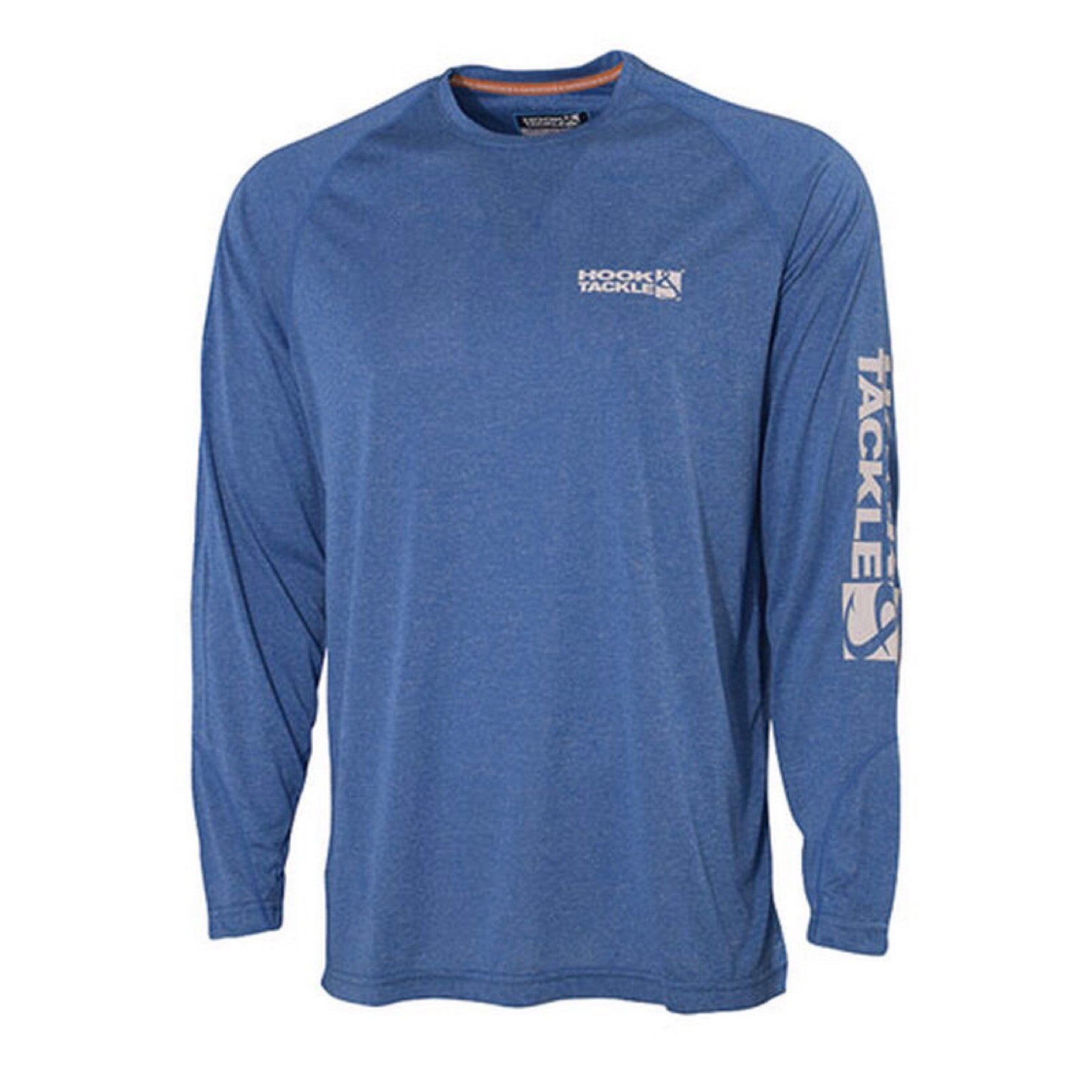 SEAMOUNT BLUE HEATHER WICKED DRY & COOL FISHING SHIRT