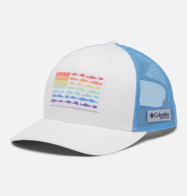 Rainbow PFG Fish Flag Snapback Hat